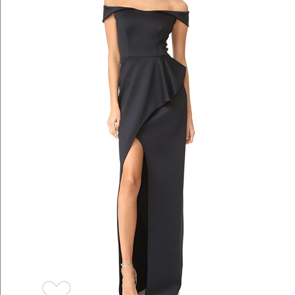 NEW WITH TAGS Black Halo Padma dress in black